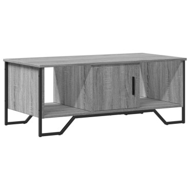 vidaXL Τραπεζάκι Σαλονιού Γκρι Sonoma 100x51x40cm Επεξεργασμένο Ξύλο 1 τεμ.