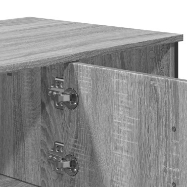 vidaXL Τραπεζάκι Σαλονιού Γκρι Sonoma 100x51x40cm Επεξεργασμένο Ξύλο 1 τεμ.