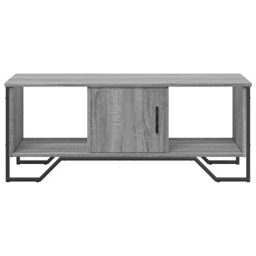 vidaXL Τραπεζάκι Σαλονιού Γκρι Sonoma 100x51x40cm Επεξεργασμένο Ξύλο 1 τεμ.