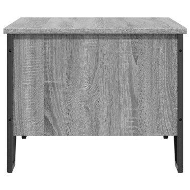 vidaXL Τραπεζάκι Σαλονιού Γκρι Sonoma 100x51x40cm Επεξεργασμένο Ξύλο 1 τεμ.
