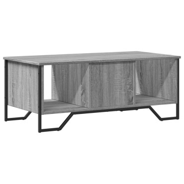 vidaXL Τραπεζάκι Σαλονιού Γκρι Sonoma 100x51x40cm Επεξεργασμένο Ξύλο 1 τεμ.