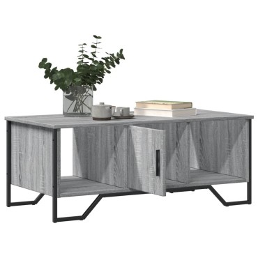 vidaXL Τραπεζάκι Σαλονιού Γκρι Sonoma 100x51x40cm Επεξεργασμένο Ξύλο 1 τεμ.