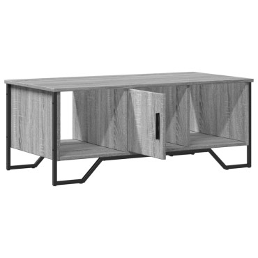vidaXL Τραπεζάκι Σαλονιού Γκρι Sonoma 100x51x40cm Επεξεργασμένο Ξύλο 1 τεμ.