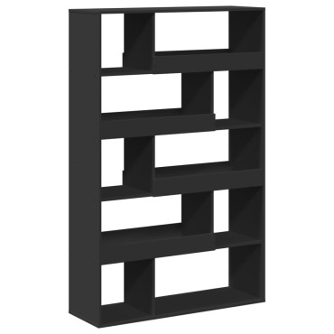 vidaXL Βιβλιοθήκη Μαύρη 100x33x156,5cm από Επεξεργασμένο Ξύλο 1 τεμ.