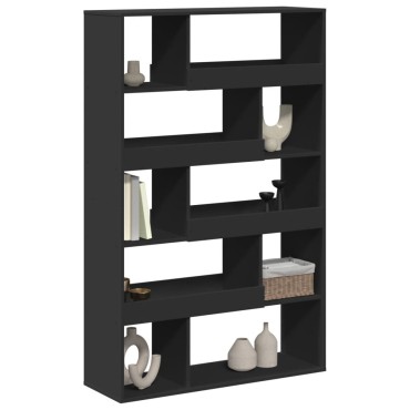 vidaXL Βιβλιοθήκη Μαύρη 100x33x156,5cm από Επεξεργασμένο Ξύλο 1 τεμ.