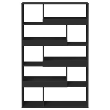vidaXL Βιβλιοθήκη Μαύρη 100x33x156,5cm από Επεξεργασμένο Ξύλο 1 τεμ.