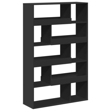 vidaXL Βιβλιοθήκη Μαύρη 100x33x156,5cm από Επεξεργασμένο Ξύλο 1 τεμ.