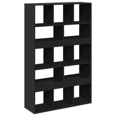 vidaXL Βιβλιοθήκη/Διαχωριστικό Χώρου Μαύρη 100x33x156,5cm Επεξ. Ξύλο 1 τεμ.