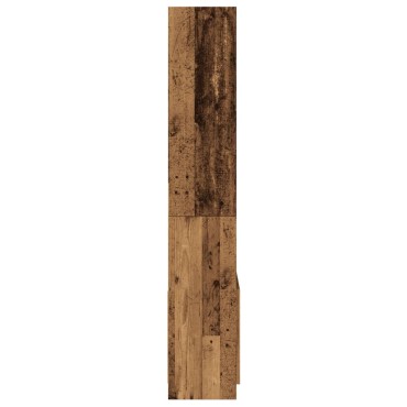 vidaXL Ντουλάπι Όψη Παλαιού Ξύλου 63x33x180cm Επεξεργασμένο Ξύλο 1 τεμ.