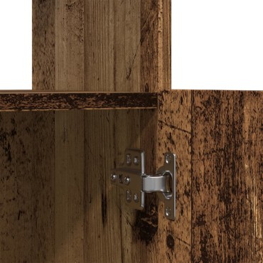 vidaXL Ντουλάπι Όψη Παλαιού Ξύλου 63x33x180cm Επεξεργασμένο Ξύλο 1 τεμ.