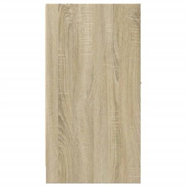 vidaXL Συρταριέρα Γενικής Χρήσης Sonoma Δρυς 30x41x77,5cm Επεξ. Ξύλο 1 τεμ.