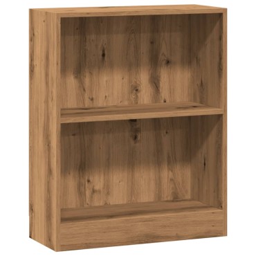 vidaXL Βιβλιοθήκη Αρτισιανή Δρυς 60x24x76cm από Επεξεργασμένο Ξύλο 1 τεμ.