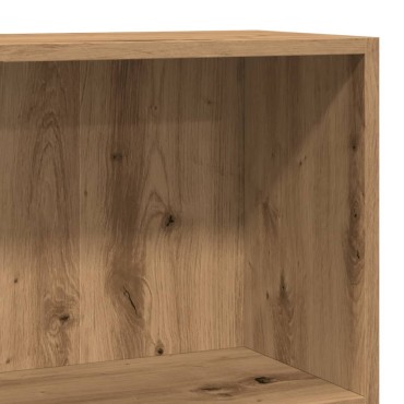 vidaXL Βιβλιοθήκη Αρτισιανή Δρυς 60x24x76cm από Επεξεργασμένο Ξύλο 1 τεμ.