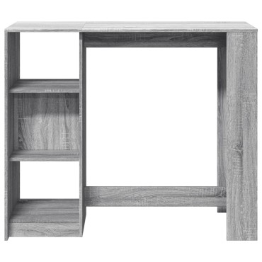 vidaXL Τραπέζι Κονσόλα Γκρι Sonoma 124x46x103,5cm από Επεξεργ. Ξύλο 1 τεμ.