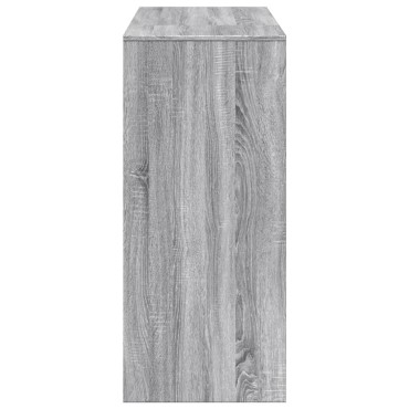 vidaXL Τραπέζι Κονσόλα Γκρι Sonoma 124x46x103,5cm από Επεξεργ. Ξύλο 1 τεμ.