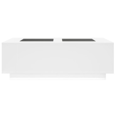 vidaXL Τραπεζάκι Σαλονιού Infinity LED Λευκό 116x69x40cm 1 τεμ.