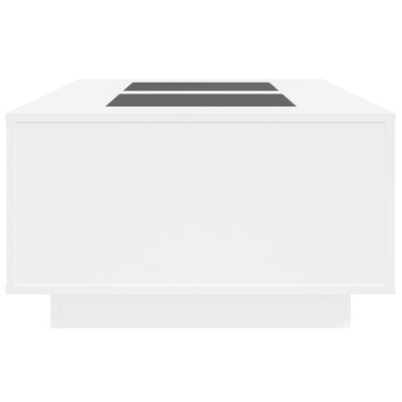 vidaXL Τραπεζάκι Σαλονιού Infinity LED Λευκό 116x69x40cm 1 τεμ.