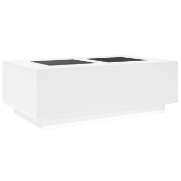 vidaXL Τραπεζάκι Σαλονιού Infinity LED Λευκό 116x69x40cm 1 τεμ.