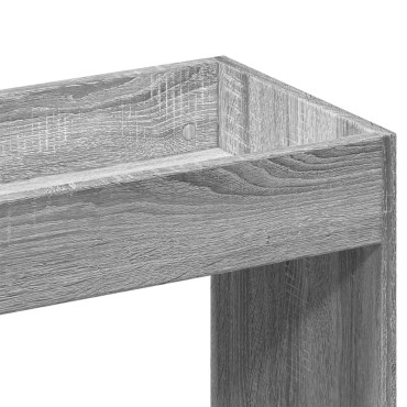 vidaXL Ντουλάπι Γκρι Sonoma 63x33x140cm από Επεξεργασμένο Ξύλο 1 τεμ.