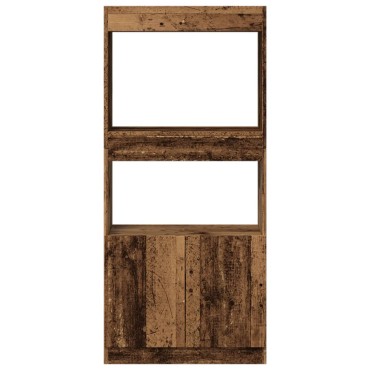 vidaXL Ντουλάπι Όψη Παλαιού Ξύλου 63x33x140cm Επεξεργασμένο Ξύλο 1 τεμ.