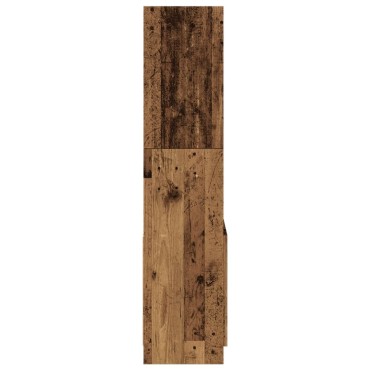 vidaXL Ντουλάπι Όψη Παλαιού Ξύλου 63x33x140cm Επεξεργασμένο Ξύλο 1 τεμ.