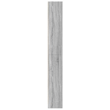 vidaXL Βιβλιοθήκη Γκρι Sonoma 60x24x176cm από Επεξεργασμένο Ξύλο 1 τεμ.