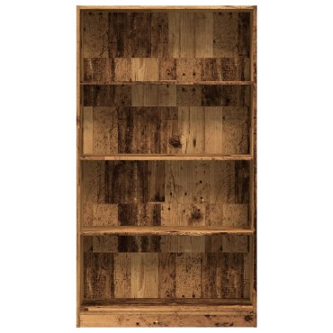 vidaXL Βιβλιοθήκη Όψη Παλαιού Ξύλου 80x24x143cm Επεξεργασμένο Ξύλο 1 τεμ.