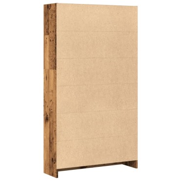 vidaXL Βιβλιοθήκη Όψη Παλαιού Ξύλου 80x24x143cm Επεξεργασμένο Ξύλο 1 τεμ.