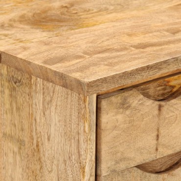 vidaXL Γραφείο με Συρτάρια 110x47x76cm από Μασίφ Ξύλο Μάνγκο 1 τεμ.