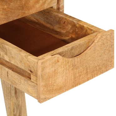 vidaXL Γραφείο με Συρτάρια 110x47x76cm από Μασίφ Ξύλο Μάνγκο 1 τεμ.