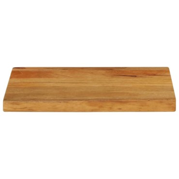 vidaXL Επιφάνεια Τραπεζιού 40x30x2,5cm Live Edge Μασίφ Ξύλο Μάνγκο 1 τεμ.