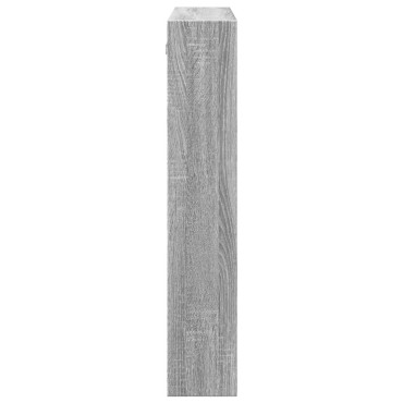 vidaXL Ντουλάπι Τοίχου Γκρι Sonoma 80x15x80cm Επεξεργασμένο Ξύλο 1 τεμ.