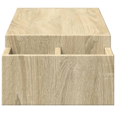 vidaXL Βάση Οθόνης με Αποθ. Sonoma Δρυς 100x27x15 εκ. Επεξεργ. Ξύλο