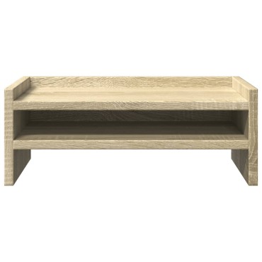vidaXL Βάση Οθόνης Χρώμα Sonoma Δρυς 42x24x16 εκ. από Επεξ. Ξύλο