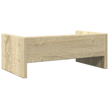 vidaXL Βάση Οθόνης Χρώμα Sonoma Δρυς 42x24x16 εκ. από Επεξ. Ξύλο