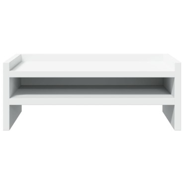 vidaXL Βάση Οθόνης Λευκή 42x24x16 εκ. από Επεξ. Ξύλο