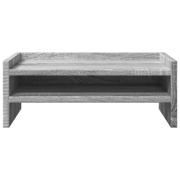 vidaXL Βάση Οθόνης Γκρι Sonoma 42x24x16 εκ. από Επεξεργασμένο Ξύλο