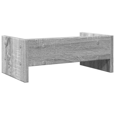 vidaXL Βάση Οθόνης Γκρι Sonoma 42x24x16 εκ. από Επεξεργασμένο Ξύλο