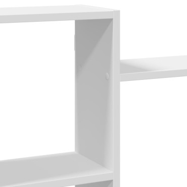vidaXL Ραφιέρα Τοίχου Λευκό 159x18x65cm από Επεξεργασμένο Ξύλο 1 τεμ.
