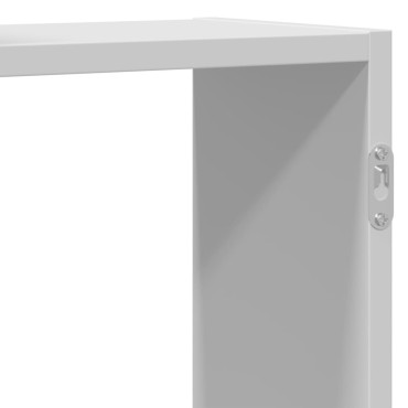 vidaXL Ραφιέρα Τοίχου Λευκό 159x18x65cm από Επεξεργασμένο Ξύλο 1 τεμ.