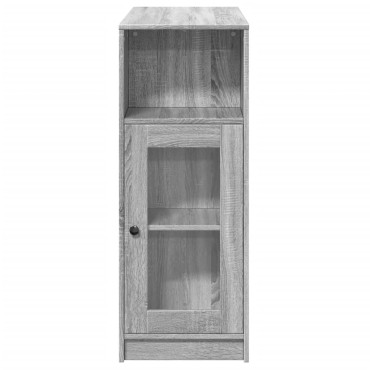 vidaXL Τραπέζι Μπαρ Γκρι Sonoma 101x40x103,5cm από Επεξεργ. Ξύλο 1 τεμ.