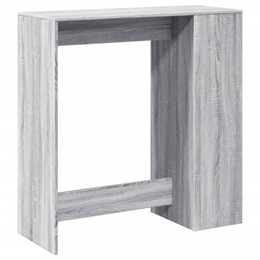 vidaXL Τραπέζι Μπαρ Γκρι Sonoma 101x40x103,5cm από Επεξεργ. Ξύλο 1 τεμ.