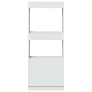 vidaXL Ντουλάπι Λευκό 63x33x140cm από Επεξεργασμένο Ξύλο 1 τεμ.