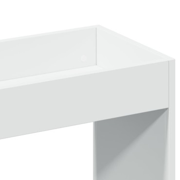vidaXL Ντουλάπι Λευκό 63x33x140cm από Επεξεργασμένο Ξύλο 1 τεμ.
