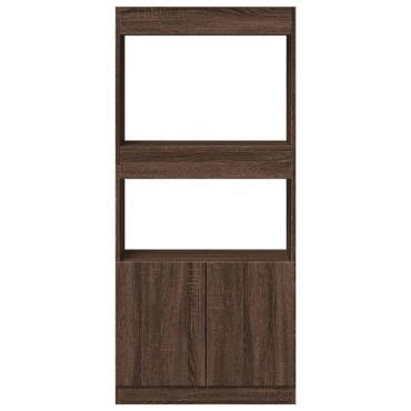 vidaXL Ντουλάπι Καφέ Δρυς 63x33x140cm από Επεξεργασμένο Ξύλο 1 τεμ.