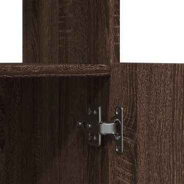 vidaXL Ντουλάπι Καφέ Δρυς 63x33x140cm από Επεξεργασμένο Ξύλο 1 τεμ.