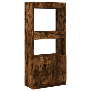 vidaXL Ντουλάπι Καπνιστή Δρυς 63x33x140cm από Επεξεργασμένο Ξύλο 1 τεμ.