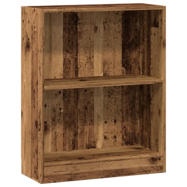 vidaXL Βιβλιοθήκη Όψη Παλαιού Ξύλου 60x24x76cm Επεξεργασμένο Ξύλο 1 τεμ.