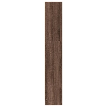 vidaXL Βιβλιοθήκη Καφέ Δρυς 80x24x143cm από Επεξεργασμένο Ξύλο 1 τεμ.