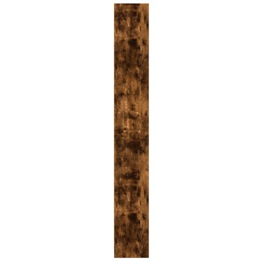 vidaXL Βιβλιοθήκη Καπνιστή Δρυς 60x24x176cm από Επεξεργασμένο Ξύλο 1 τεμ.